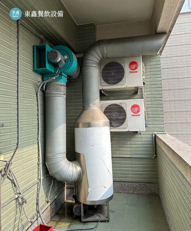 台中玉山銀行大里分行舊型油煙設備處理 台中玉山銀行大里分行舊型油煙設備處理