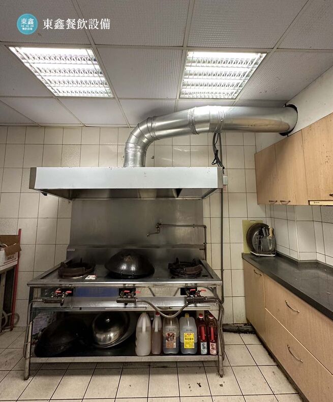 台中玉山銀行職員餐廳全新抽排油煙設備 台中玉山銀行職員餐廳全新抽排油煙設備