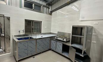 台中住家廚房客製化灶台流理台設備