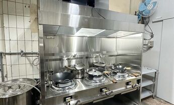 台中真林海鮮鵝肉餐廳炒台設備 