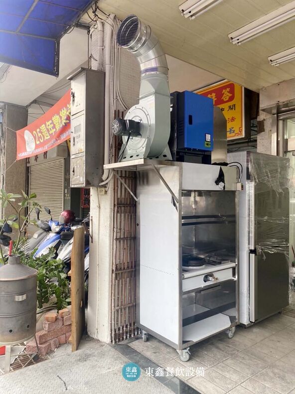 台中二姐海鮮麵店靜電除油機安裝 台中二姐海鮮麵店靜電除油機安裝