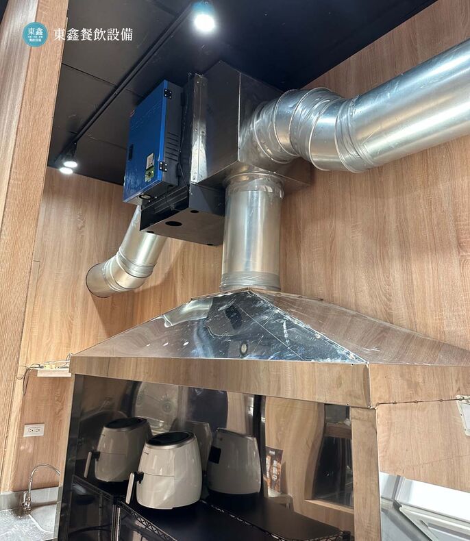 台中健康餐盒廚房排油煙設備風管規劃案例 台中健康餐盒廚房排油煙設備風管規劃案例